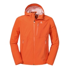 Schöffel Summer Hiking Jacket Tegelberg 2.5-Layer (waterproof, windproof, lightweight, breathable) orange Men